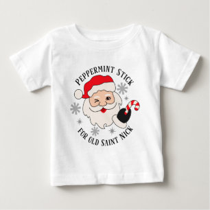 オールドサンニックのためのペパーミントスティック ベビーTシャツ