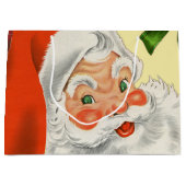 オールドサンファッションドタビクトリアンクラウスのクリスマス ラージペーパーバッグ (正面)