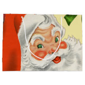 オールドサンファッションドタビクトリアンクラウスのクリスマス ラージペーパーバッグ (裏面)