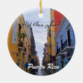 オールドサンファンプエルトリコハウスカラフルズ セラミックオーナメント (裏面)