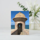 オールドサンファンプエルトリコヒストリックフォートトラベル ポストカード (スタンド正面)