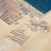 オールドサンファンプエルトリコフォートエルモロ写真 ジグソーパズル (側面)