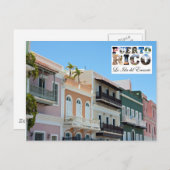 オールドサンファンプエルトリコ ポストカード (正面/裏面)