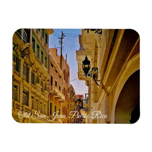 オールドサンファンプエルトリコ マグネット (横)