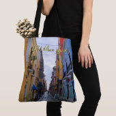 オールドサンフアンプエルトリコハカラフルウス トートバッグ (クローズアップ)