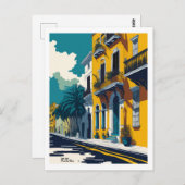 オールドサンフアン通り ポストカード (正面/裏面)