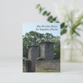 オールドシティゲート歴史的セントオーガスティンFL ポストカード (スタンド正面)