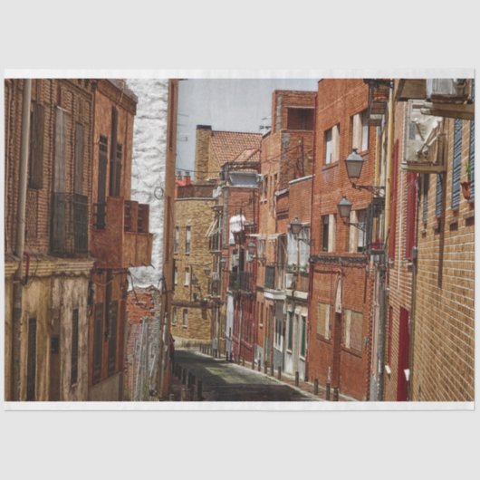 オールドシティデコパージュ20X30 薄葉紙 (正面)