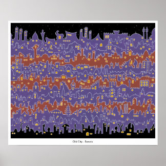 オールドシティ – サナア – プリント