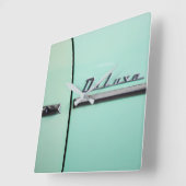 オールドシボレーデラックス スクエア壁時計 (傾斜)