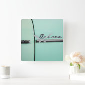 オールドシボレーデラックス スクエア壁時計 (ホーム)