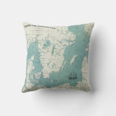 オールドシーチャート装飾用クッション クッション (裏面)