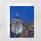 オールドジョンハンコック建物とボストン ポストカード (正面/裏面)