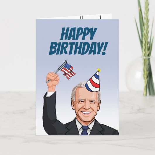 オールドジョーバイデン氏誕生日 カード (正面)
