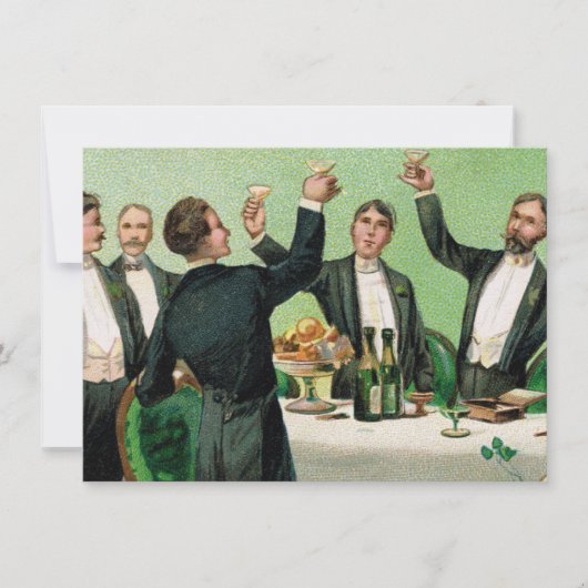 オールドスクールな独身パーティ 招待状 (正面)