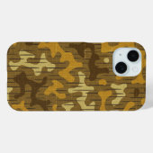 オールドスクールアーミー迷彩柄ブラウン Case-Mate iPhoneケース (裏面 (横))