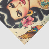 オールドスクールインク付き女 薄葉紙 (詳細)