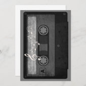 オールドスクールカセ動揺してット 招待状 (正面/裏面)