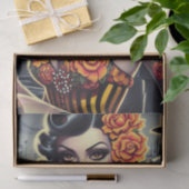 オールドスクールカワイイゴシックガール 薄葉紙 (ギフト)