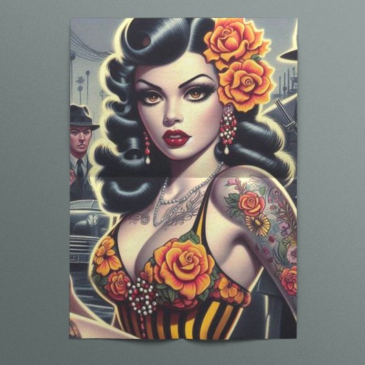 オールドスクールカワイイゴシックガール 薄葉紙