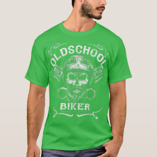オールドスクールクールズバイクもしくは自転車に乗る人モティヴ1252 Tシャツ