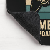 オールドスクールゲーマーパパレトロ マウスパッド (コーナー)