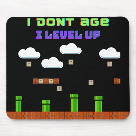 オールドスクールゲーマーマウスパッド マウスパッド (正面)