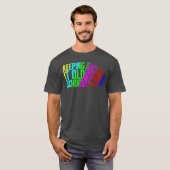 オールドスクールステレオ レトロな音楽 Tシャツ (正面フル)