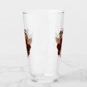 オールドスクールタトゥーサブカルチャーバラナックルズビール タンブラーグラス (左)