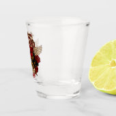 オールドスクールタトゥーサブカルチャーバラナックル ショットグラス (右)