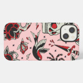 オールドスクールタトゥー iPhoneケース (裏面横)