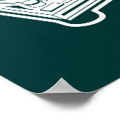 オールドスクールターンテーブル ポスター (角)