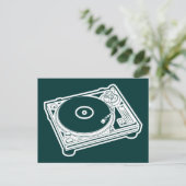 オールドスクールターンテーブル ポストカード (スタンド正面)