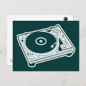 オールドスクールターンテーブル ポストカード (正面/裏面)