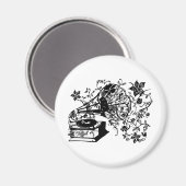 オールドスクールターンテーブル マグネット (正面/裏面)