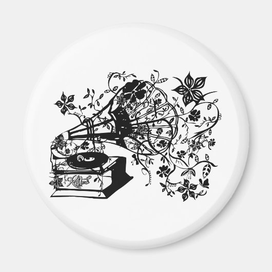 オールドスクールターンテーブル マグネット (正面)