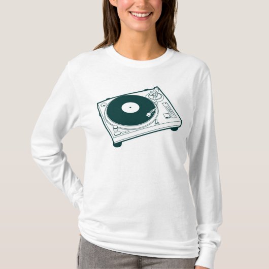 オールドスクールターンテーブル Tシャツ (正面)