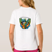 オールドスクールドラゴンXチームピックルボールクラブTシャツ Tシャツ (裏面)