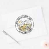 オールドスクールバハオーバーランド ラウンドシール (封筒)