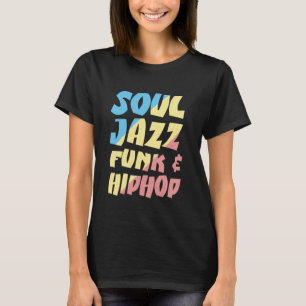 オールドスクールヒップホップジャズラバーフューチャーラッパーラップのムー Tシャツ