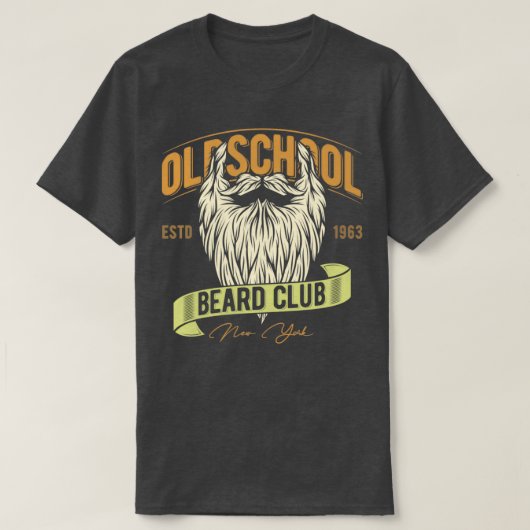 オールドスクールヒードクラブ1963ニューヨーク理容師ヴィンテージ Tシャツ (デザイン正面)