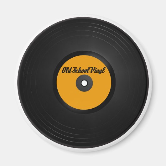 オールドスクールビニル冷蔵庫用マグネット マグネット (正面)