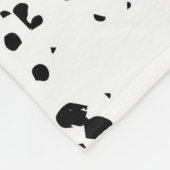 オールドスクールピンアップガール フリースブランケット (角)