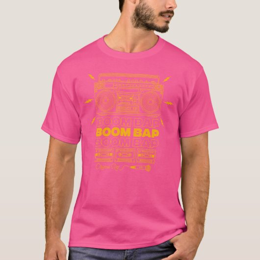 オールドスクールブームラップのBap Tシャツ (正面)