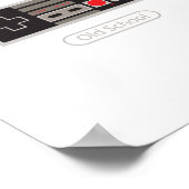 オールドスクールプリント ポスター (角)