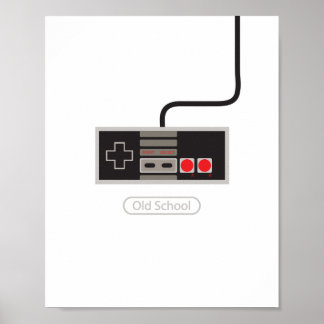 オールドスクールプリント ポスター