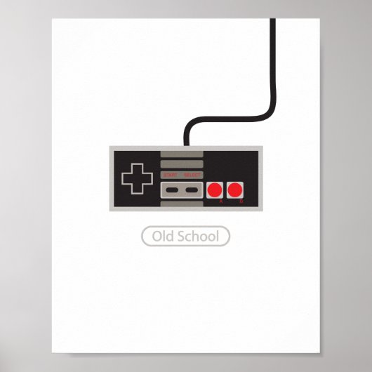 オールドスクールプリント ポスター (正面)