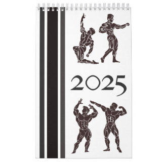 オールドスクールボディビルポーズ カレンダー