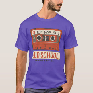 オールドスクールミュージック ヒップホップ カセット リトロ ギフト アイデア 男の子 Tシャツ
