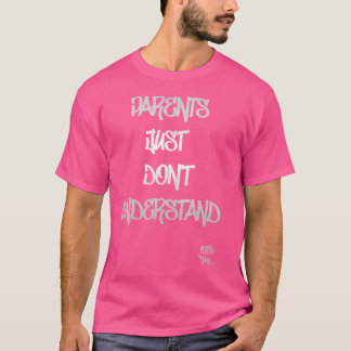 オールドスクールラップのヒップホップの親は理解しない Tシャツ